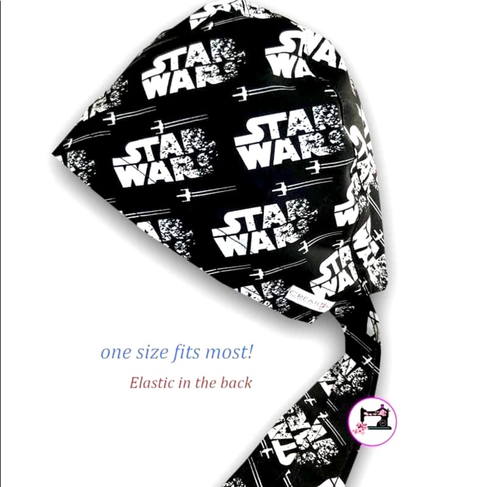 Handmade Scrub Cap Star Wars design